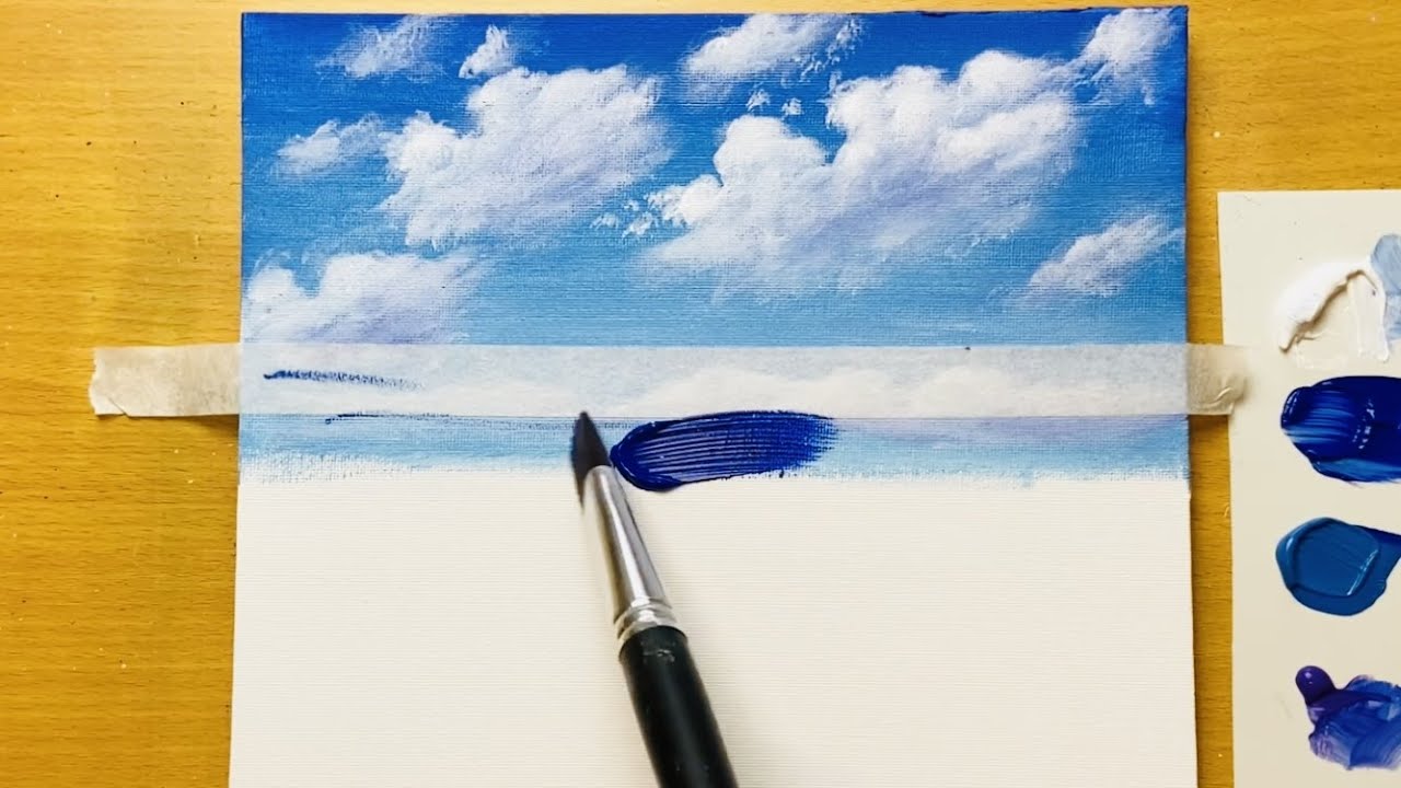 Acrylic Landscape Painting / Seascape Painting
