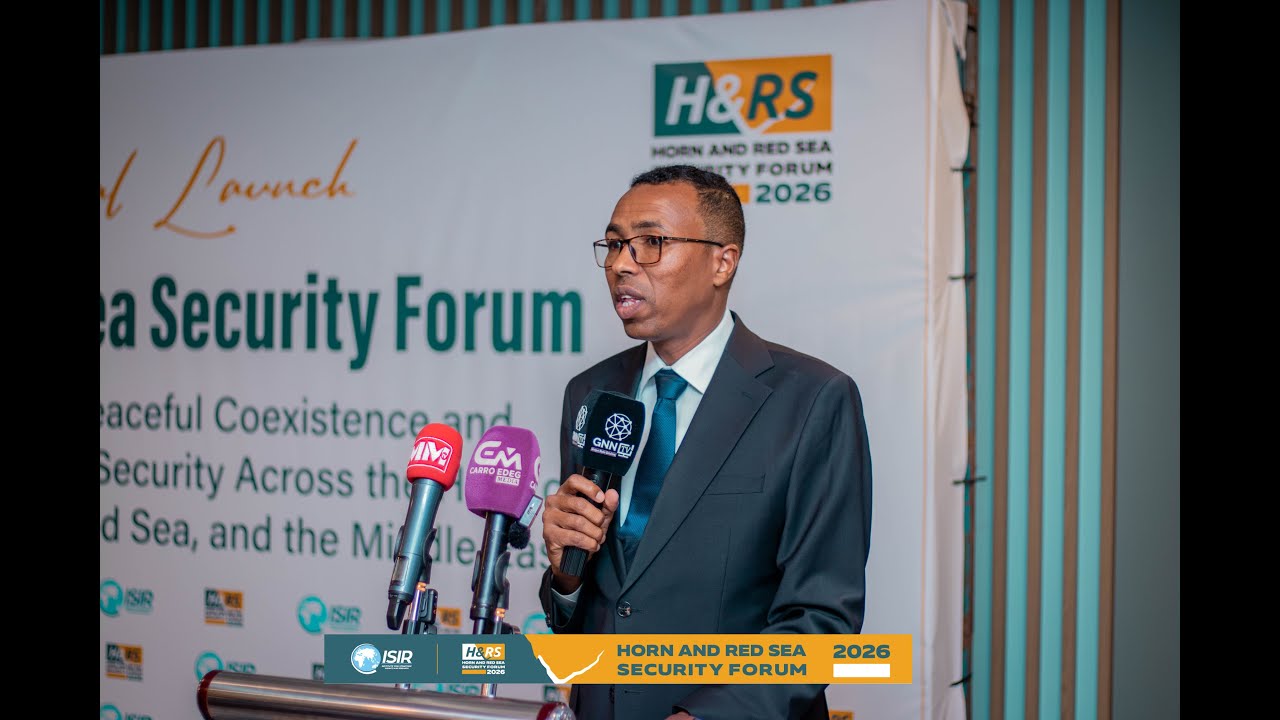 The Director of @ISIRINSTITUTEat the Launching Ceremony of the Horn and Red Sea Security Forum