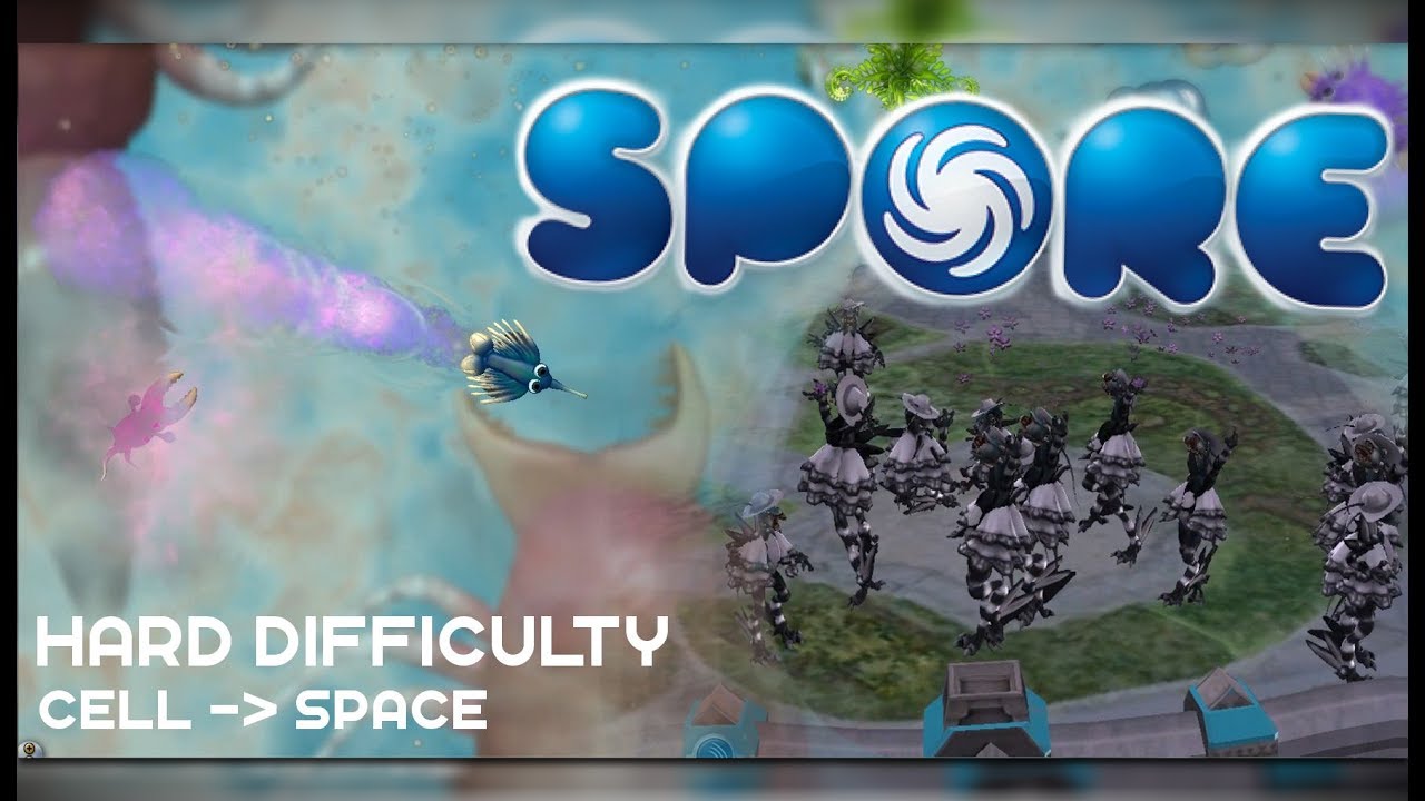 SPORE - Cell to Space Stage Run on Hard Difficulty
