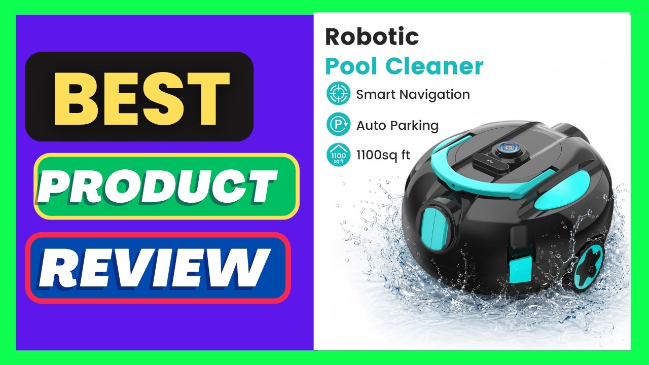H1 Cordless Robotic Pool Cleaner with 120 Min Runtime up