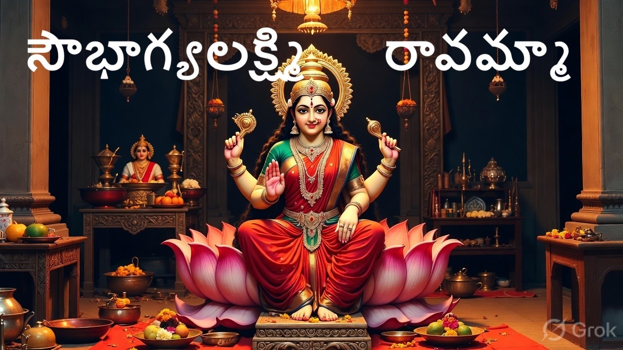 సౌభాగ్య లక్ష్మి రావమ్మా (soubhagya lakshmi ravamma )