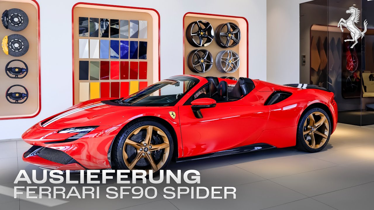 So läuft eine Ferrari Auslieferung ab! - Ferrari SF90 Spider delivery | Ferrari Ulrich