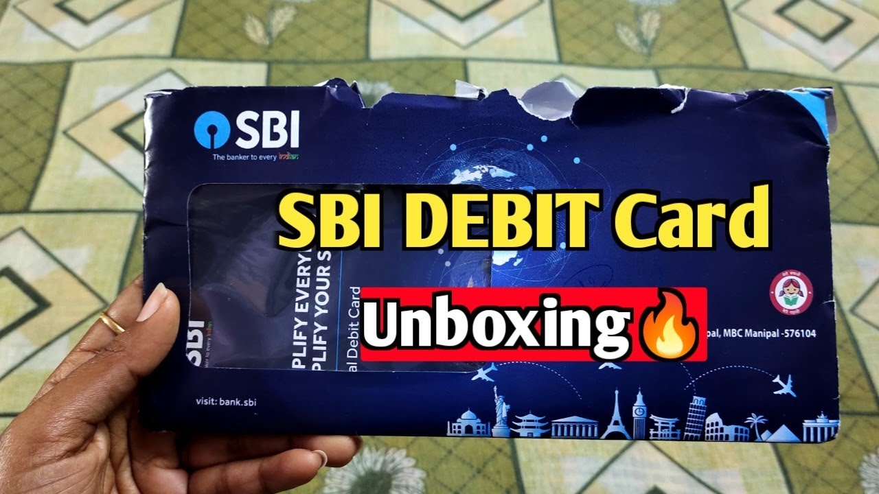 SBI Debit Card Unboxing Video | ATM Card🔥