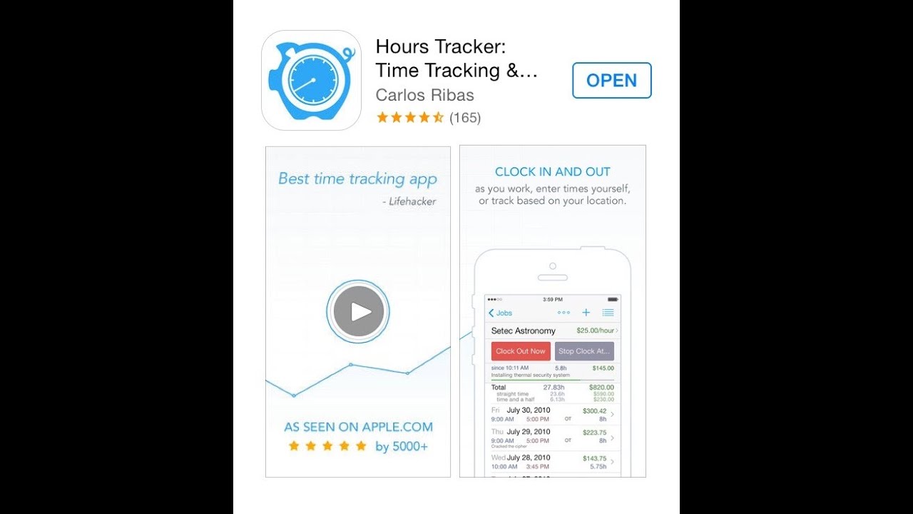 Hours Tracker App Review and Demo