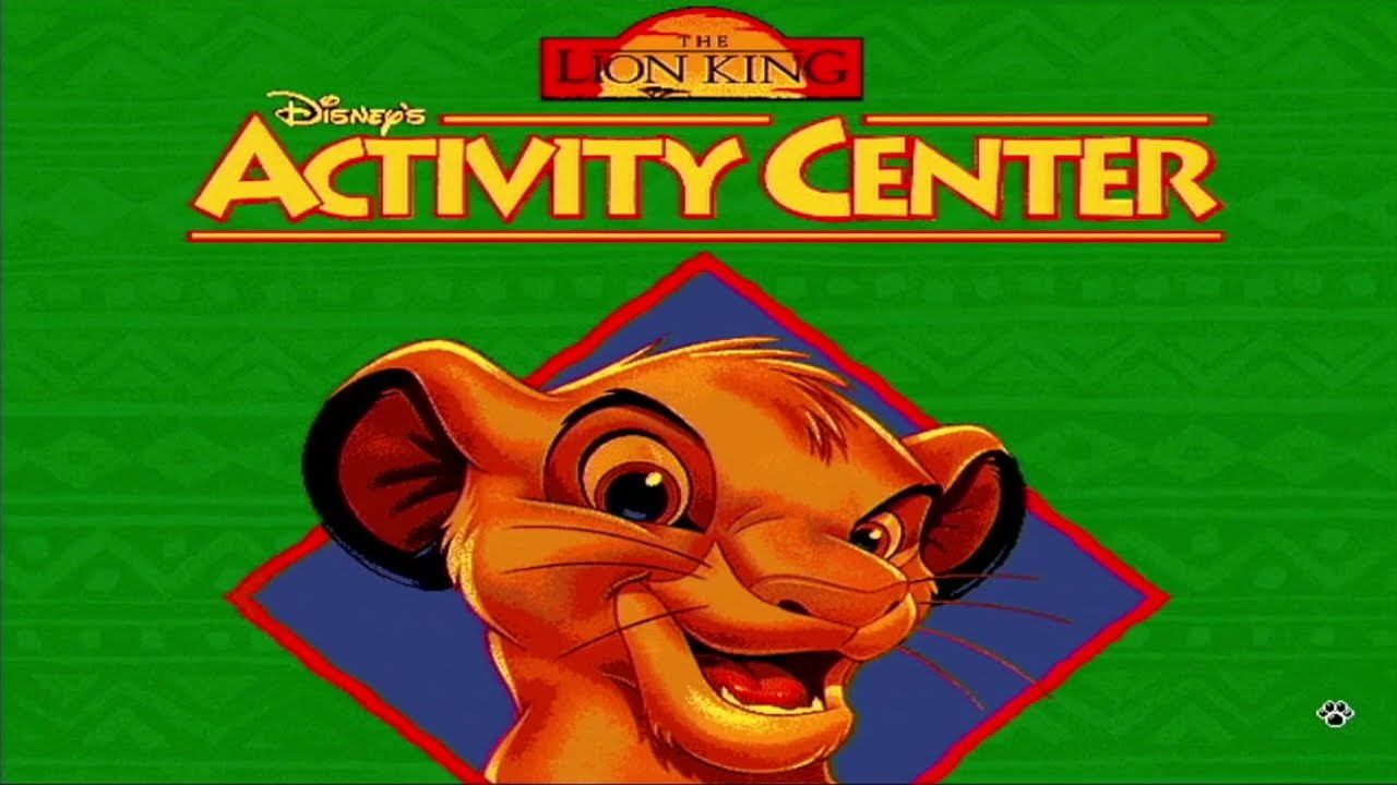 Lion King Activity Center (1995) Rafiki's Tree Part 1: Let's Paint!