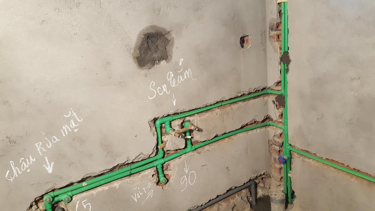 Chia Sẻ Kích Thước Đặt Ống Cấp Và Thoát Cho Nhà WC Gia Đình