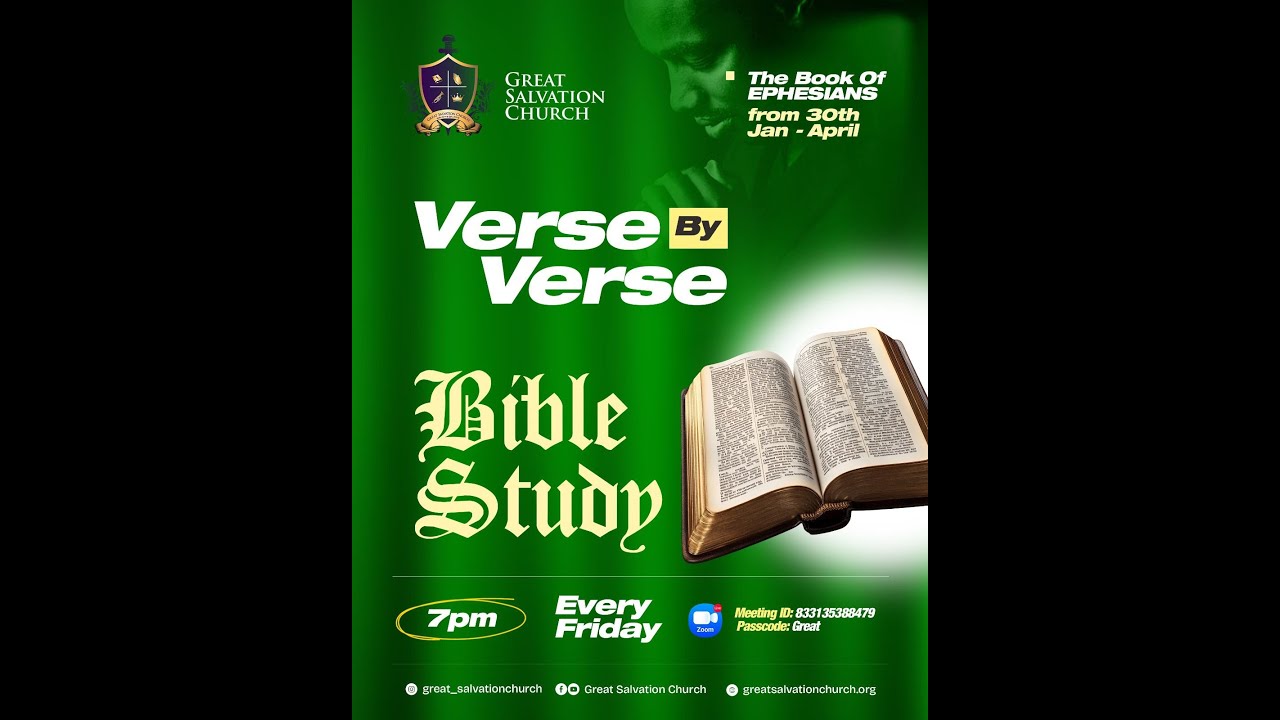 GSC | LTMF | Bible Study | Verse By Verse Study EPHESIANS - Part 2 | 06.02.2026