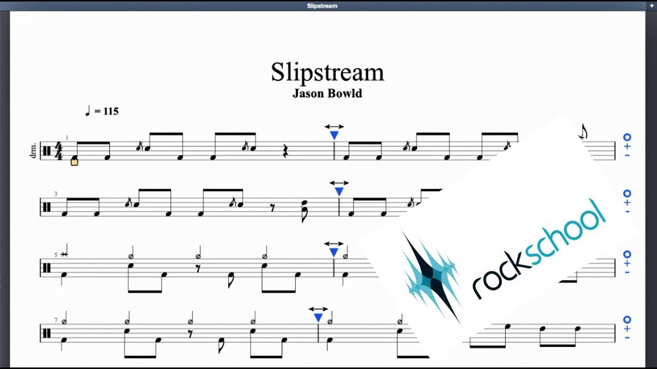 Slipstream Rockschool Grade 2 Drums