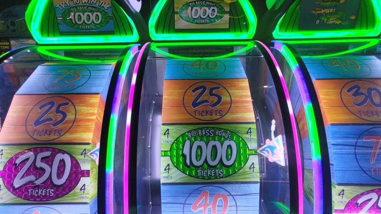 I got 1000 tickets on Big Bass Wheel (Dave and Busters)