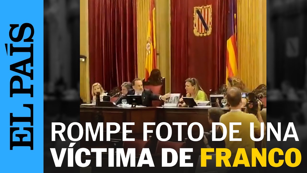 ESPAÑA | Le Senne rompe la foto de una víctima de Franco y expulsa a dos diputadas del Parlamento
