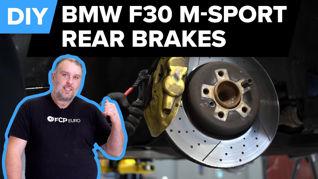 BMW F30 Rear Brake Pad & Disc Replacement DIY (Brembo M-Sport 2, 3, & 4-Series)