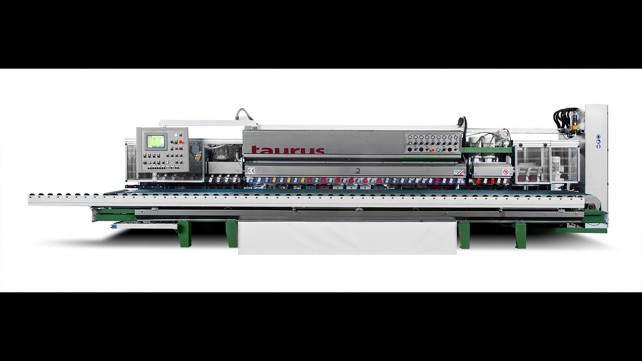 Multiple head edge polishing machine for bullnosing Mod. TAURUS