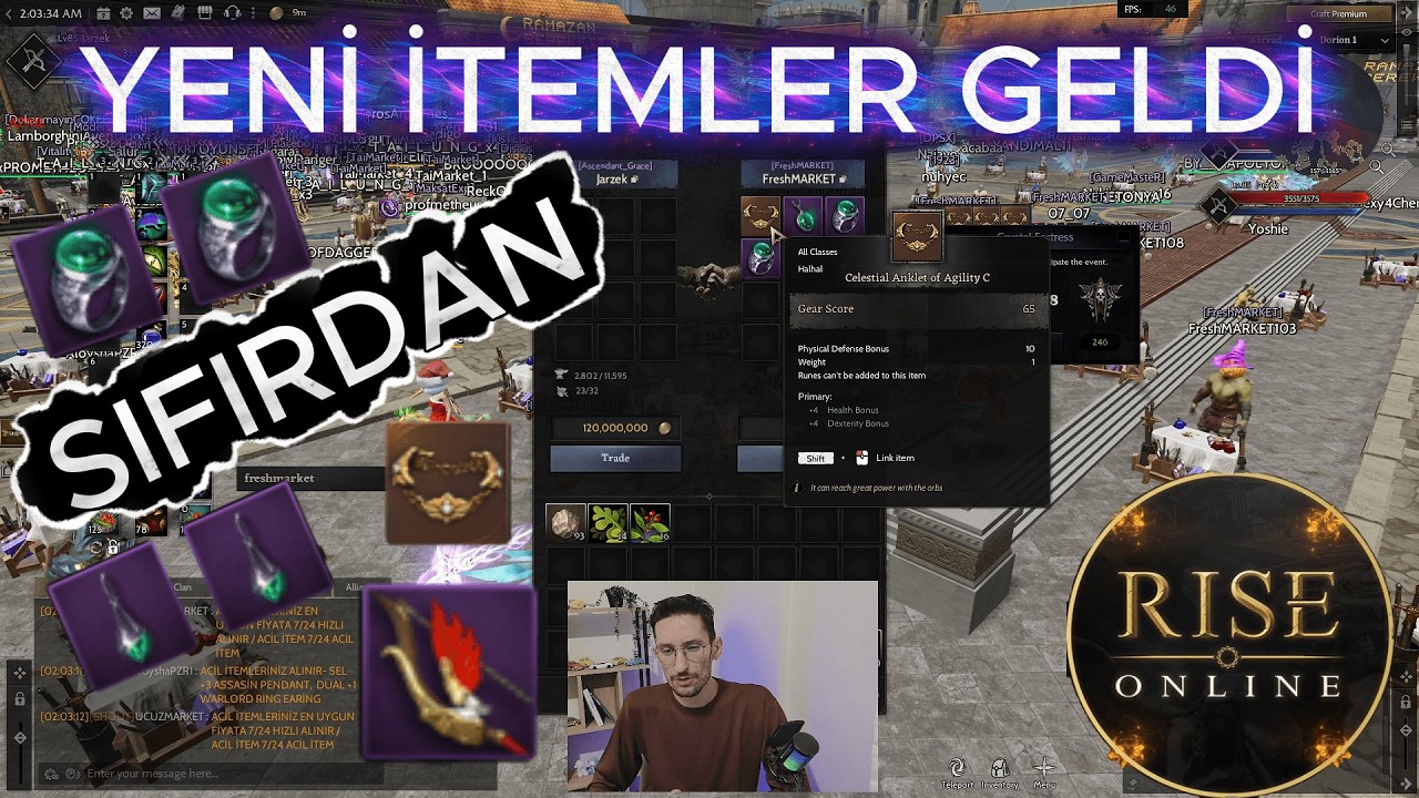 YENİ İTEMLER GELDİ - SIFIRDAN OKÇU - RİSE ONLİNE WORLD AARVAD 2026