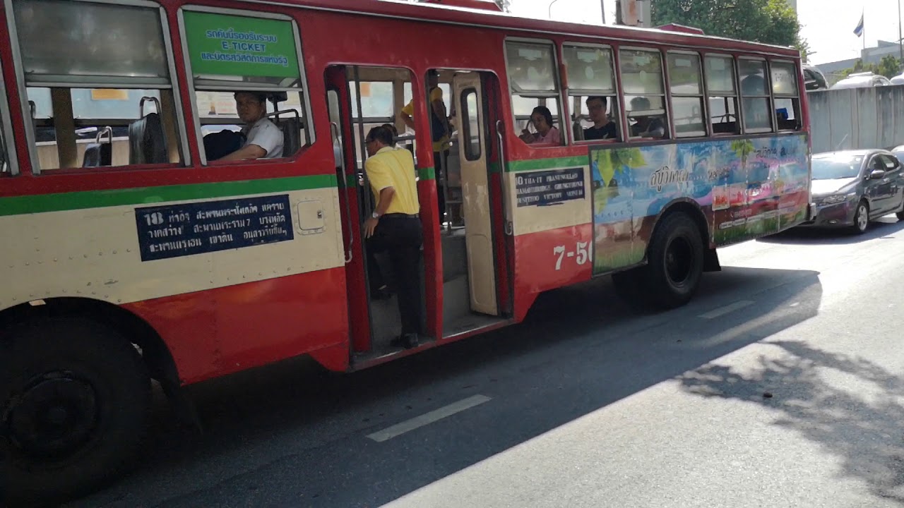 Bangkok BMTA Isuzu Bus Route 18「7-50504」