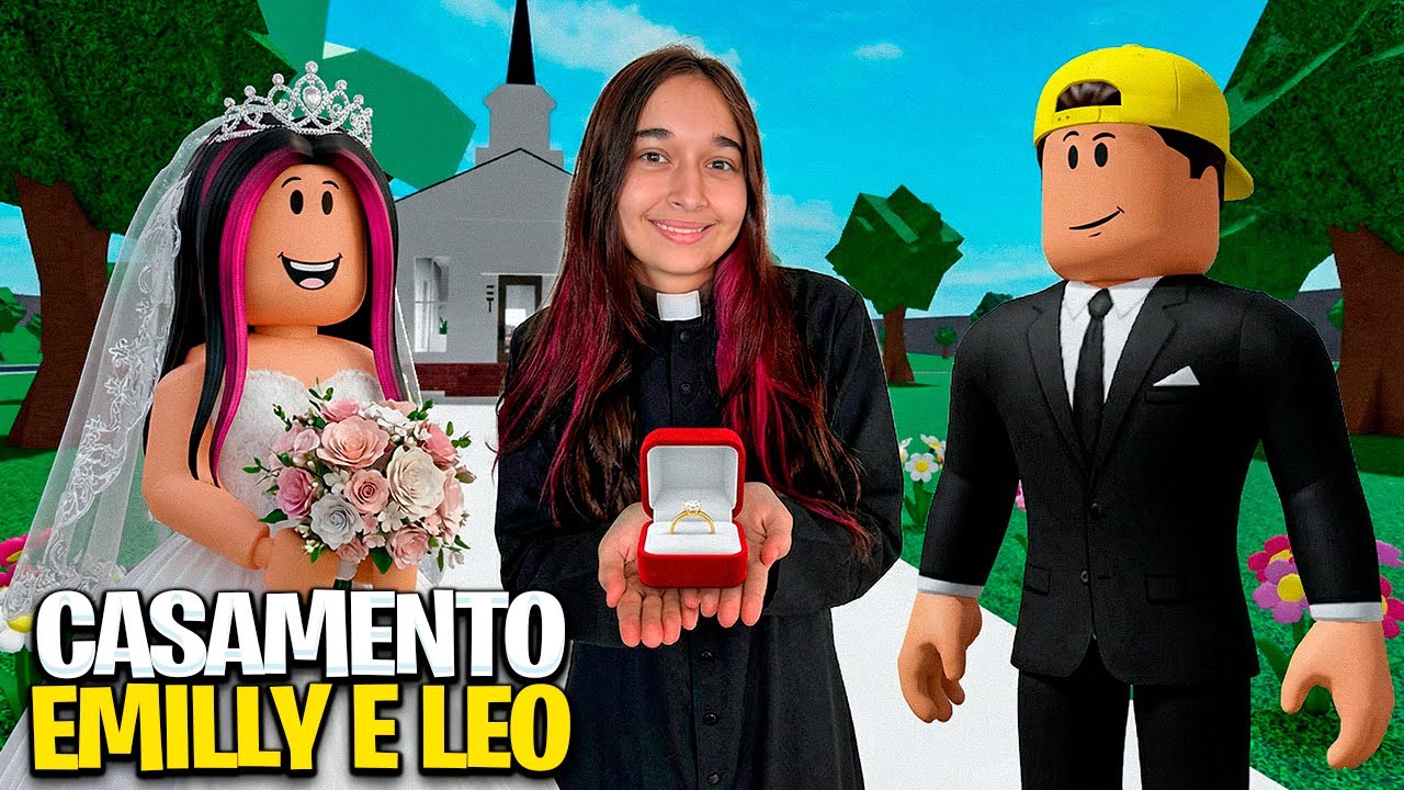 CASEI A EMILLY VICK E O LÉO NO BROOKHAVEN * aconteceu uma tragédia