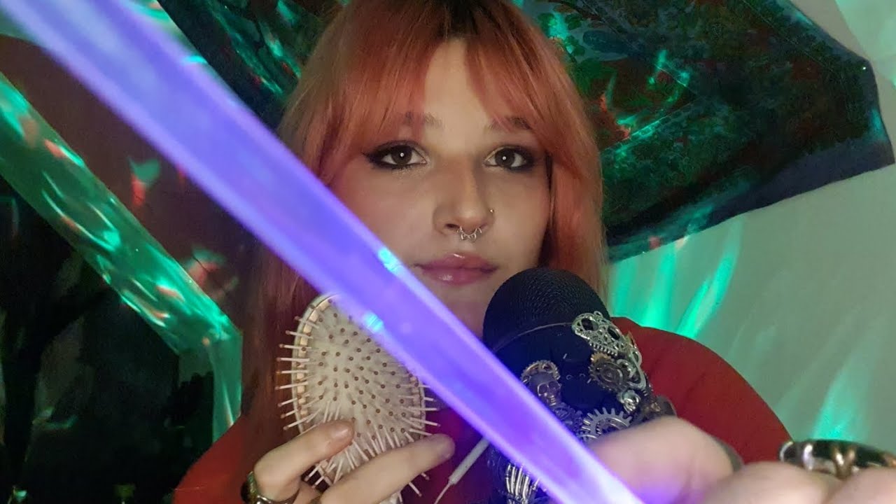 FAST AND AGGRESSIVE HAIR ASMR💇‍♀️✂️WITH TINGLY  SCALP CHECKING AND HAIR DYING!!!