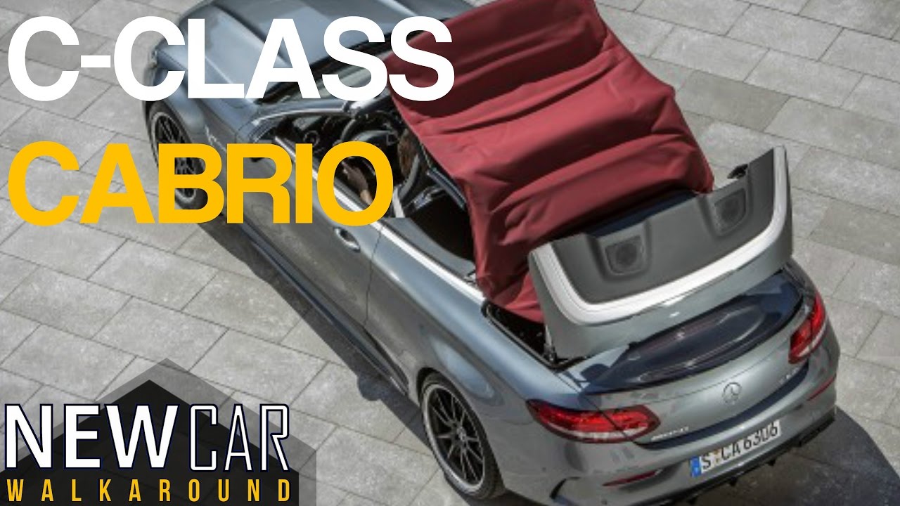 2017 Mercedes C Class Convertible Walkaround Interior Exterior