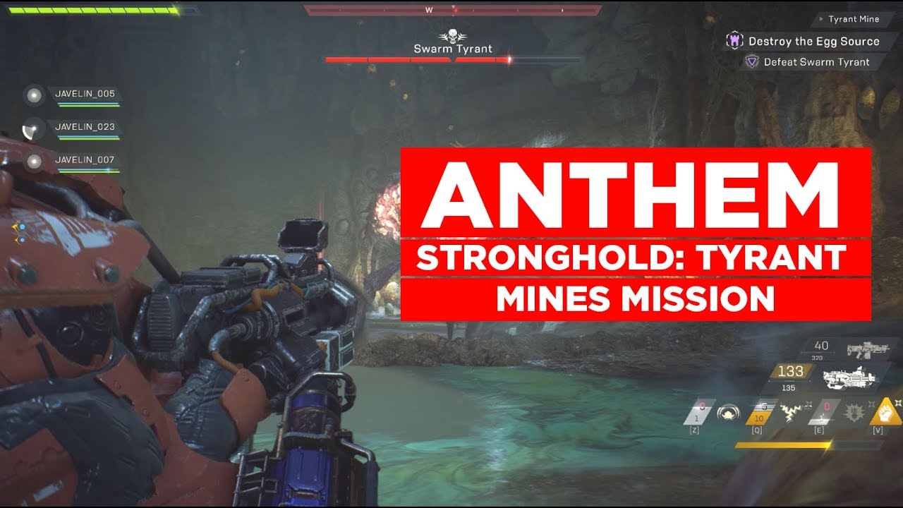 Anthem Endgame Gameplay - Stronghold: Tyrant Mines + Boss Battle