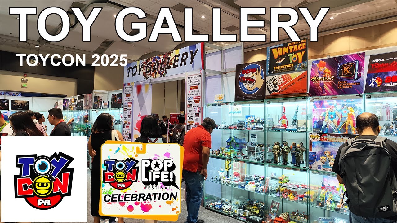 Toy Display Gallery of Toycon Ph 2025 SMX Convention Center Pasay City, Philippines