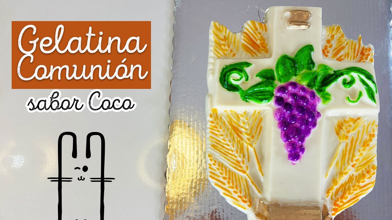 GELATINA PRIMERA COMUNIÓN | Gelatina de Coco | EL BAÚL DE JAVE