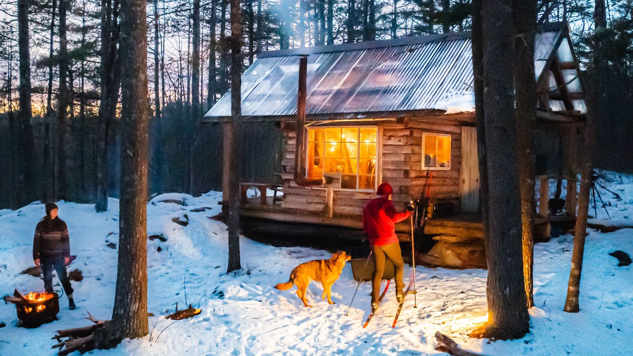 Trekking With My Dog to Secluded Rustic Off Grid Cabin