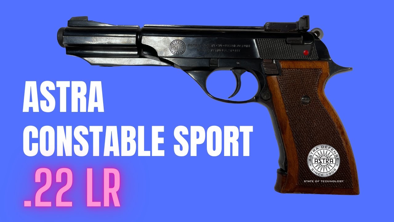 ДЕАКТИВИРОВАННЫЙ ПИСТОЛЕТ ASTRA CONSTABLE SPORT КАЛИБР .22LR, БАЗОВАЯ РАЗБОРКА - ОРУЖИЕ И БОЕПРИПАСЫ