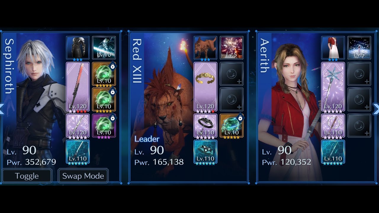 Skill issue, not a problem. Titan EX2 Semi mode Sephiroth, Red, Aerith (no limited weapons)