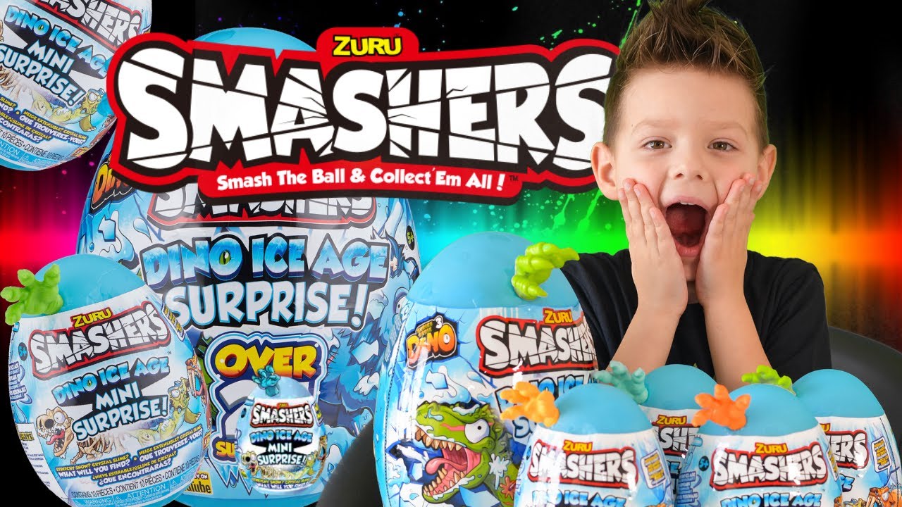 What's inside EPIC Smashers Dino Ice Age Surprise Egg ?
