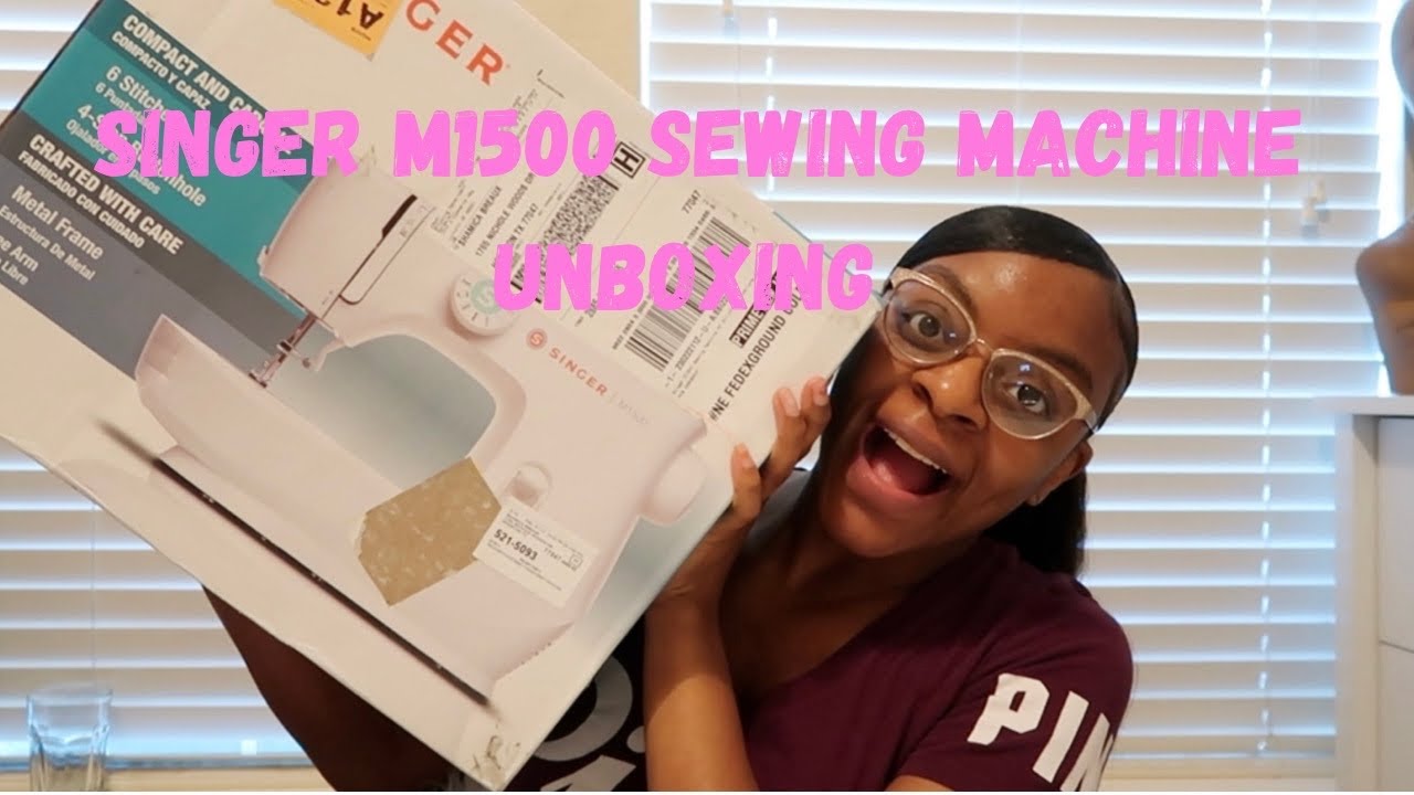 SINGER M1500 SEWING MACHINE UNBOXING