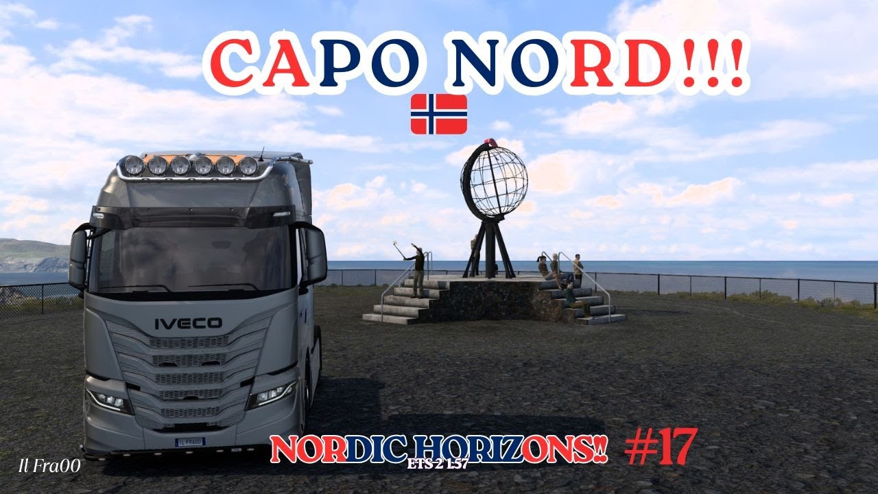 [V. 1.57] Euro Truck Simulator 2 - Finalmente arriviamo a Capo Nord!! WOW!! (Nordic Horizons DLC)