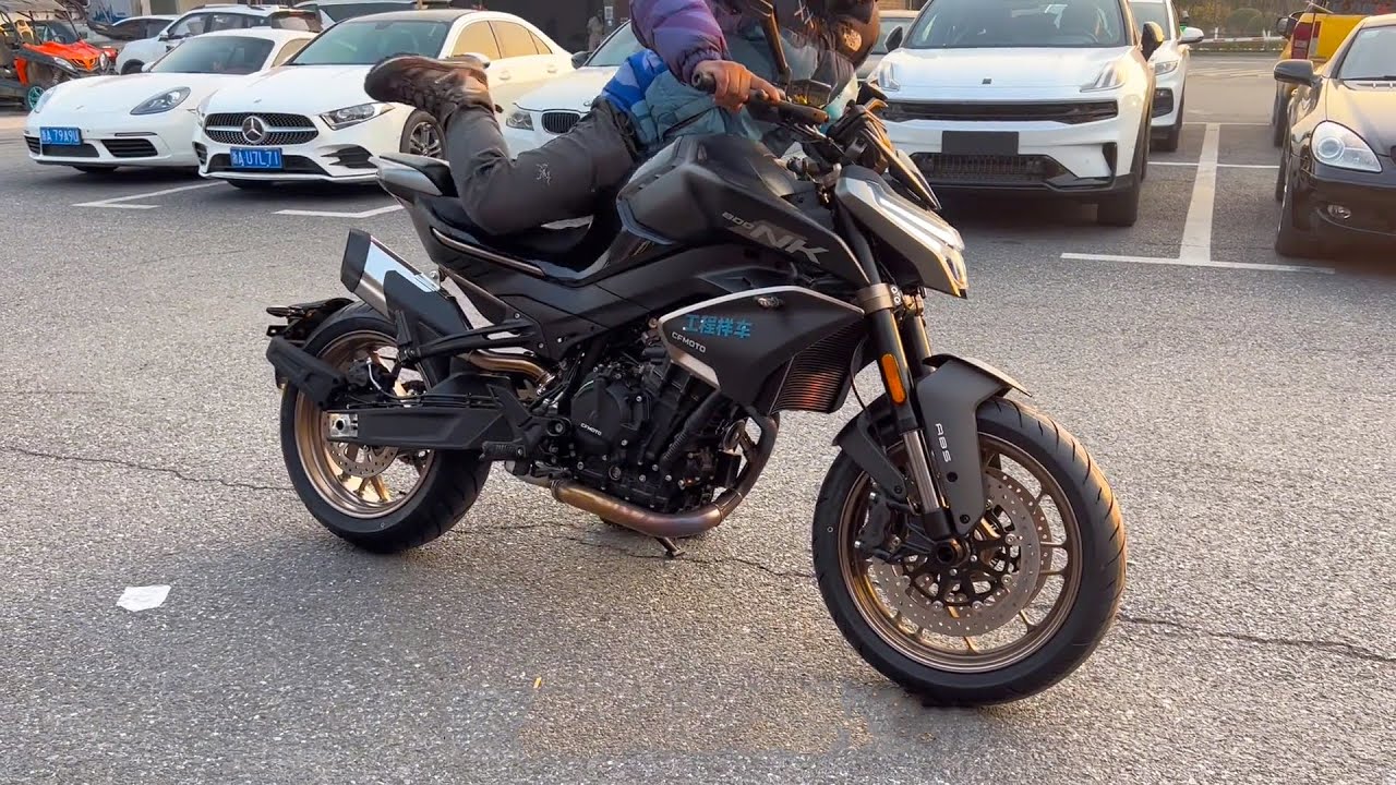 First Ride CFmoto 800NK Outside Store