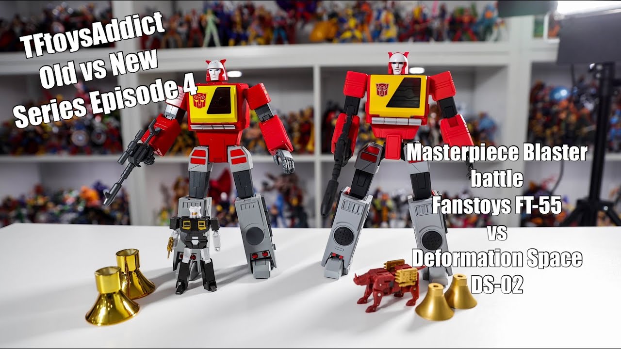 Transformers Masterpiece 3rd Party Blaster Battle Fanstoys FT-55 vs Deformation Space DS-02