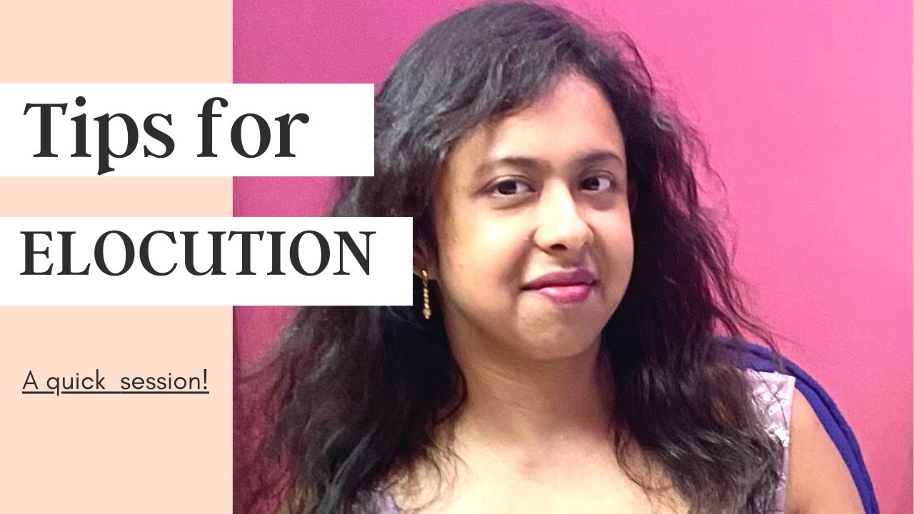 Learn elocution with me!
