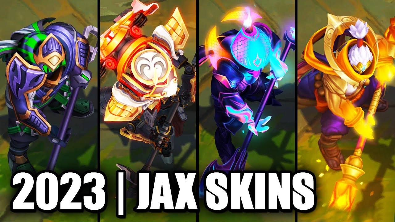 ALL JAX SKINS SPOTLIGHT 2023 Midscope Update | League of Legends