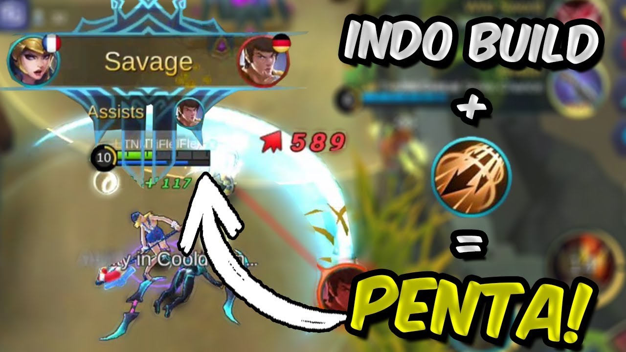 INDONESIAN FREYA BUILD + INSPIRE = PENTAKILL! - MOBILE LEGENDS