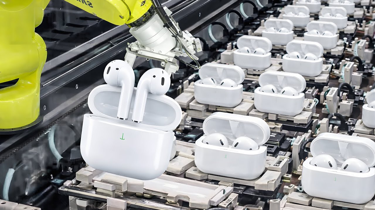 Apple Air pods manufacturing Inside factory | Full process ASMR