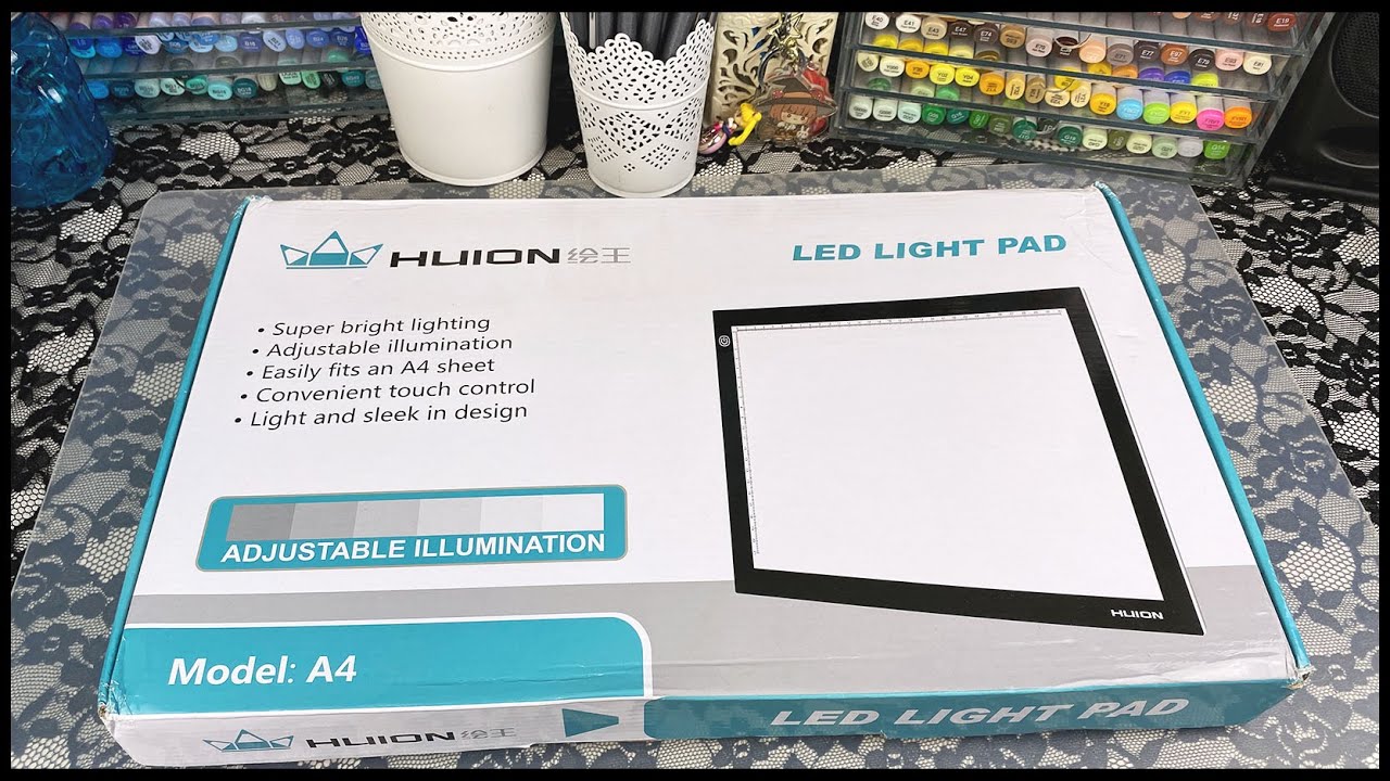 Unboxing Huion A4 Light Pad and Comparing it to the Huion L4S Light Pad