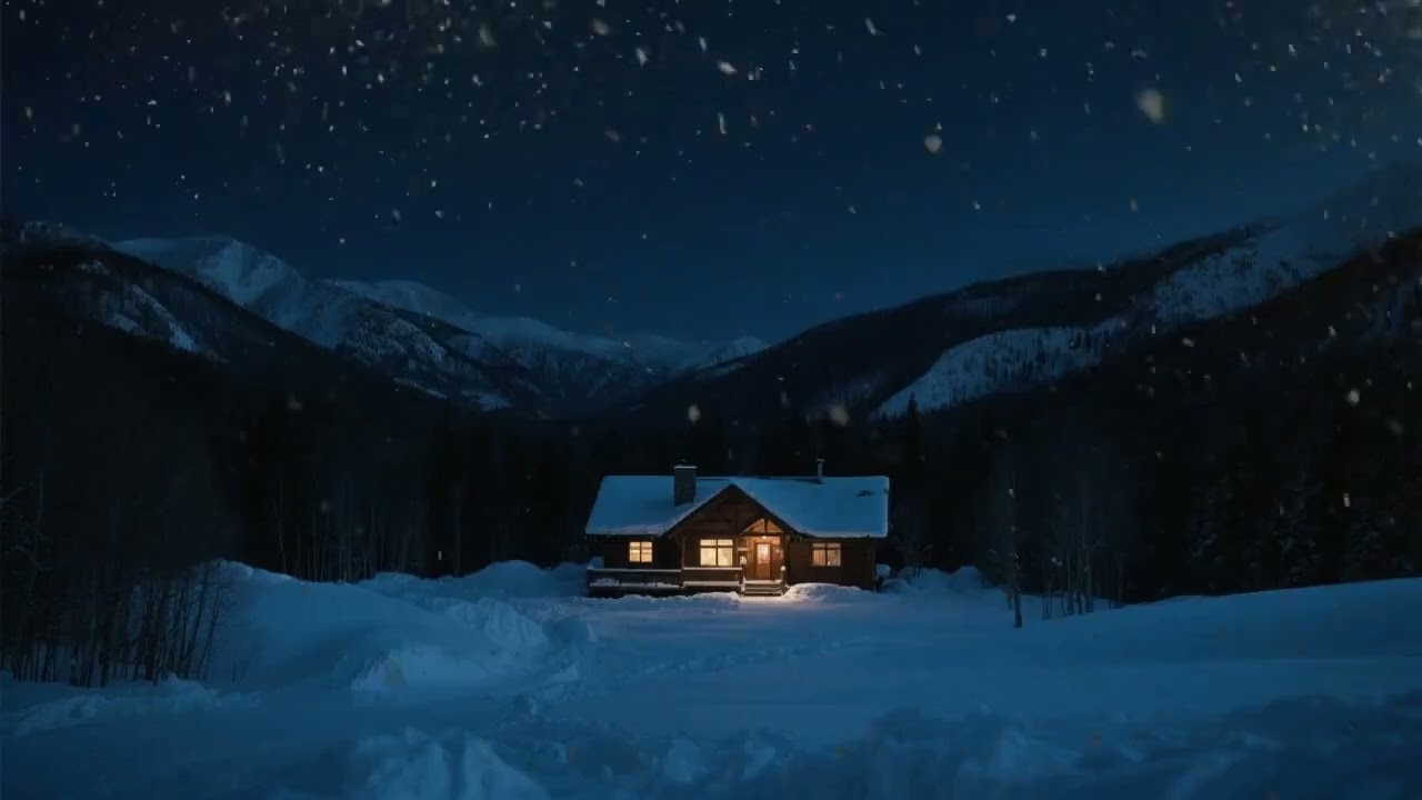 Icy Howling Wind Sounds  Relaxing Sounds for Deep Sleep  & Brown Noise 8 hours