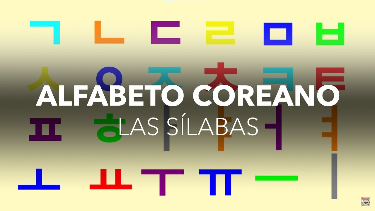 Aprender el Alfabeto Coreano es FÁCIL - SÍLABAS en Coreano / Tercera Lección de Hangul