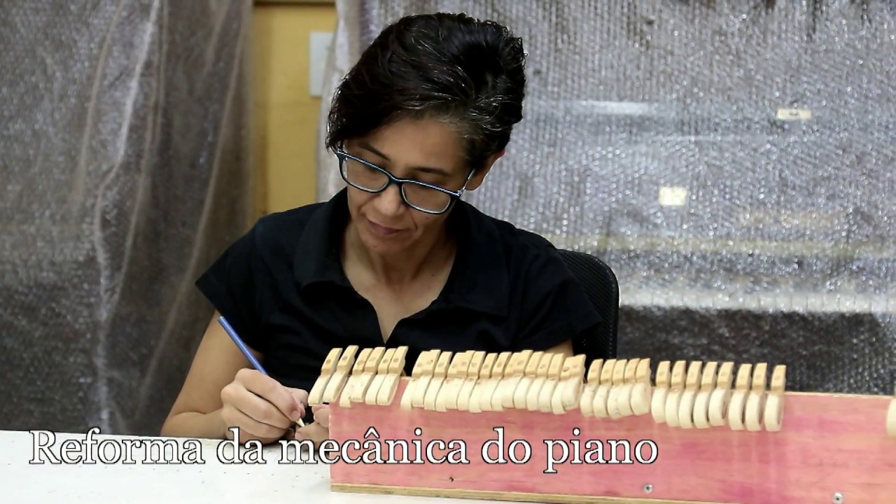 Restauração de um piano de cauda em 8 Dias - Casa do Piano - Brasília