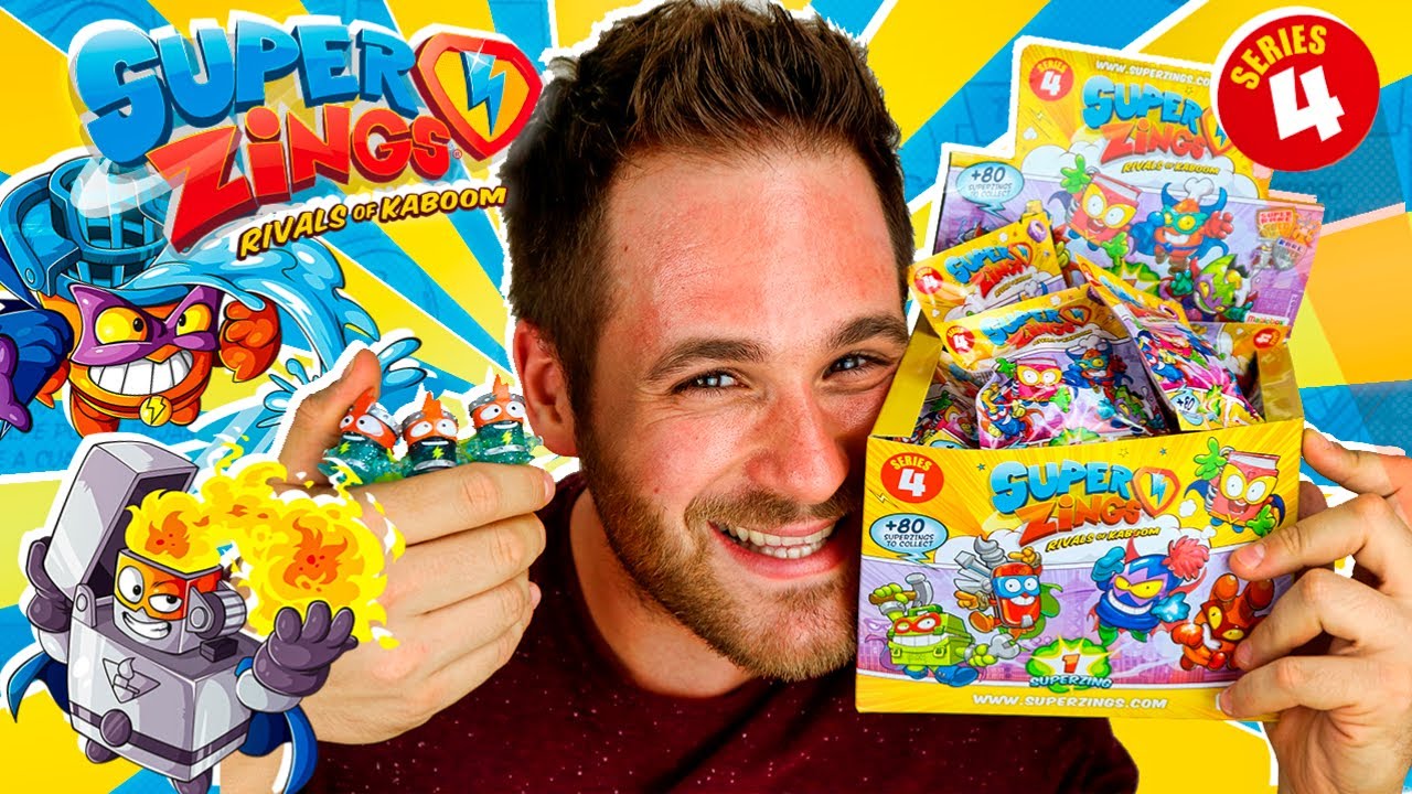 SuperZings Series 4 UNBOXING NUEVA CAJA 50 SOBRES en Pe Toys