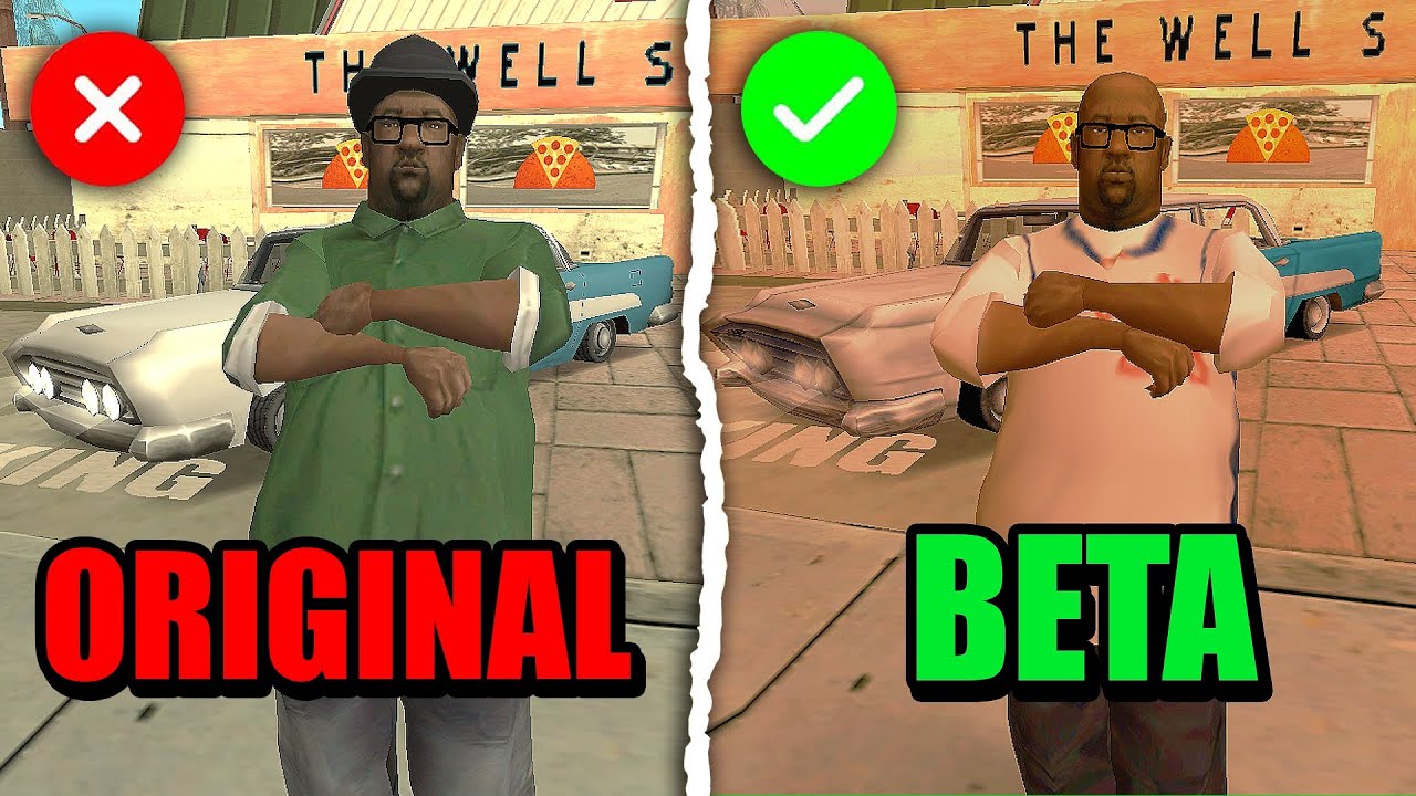 Jugando a la BETA de GTA San Andreas con MODS