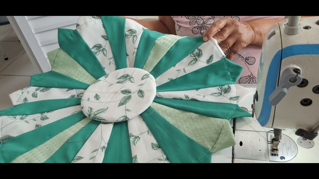 Vamos fazer um lindo centro de mesa com retalhos de tecidos 
