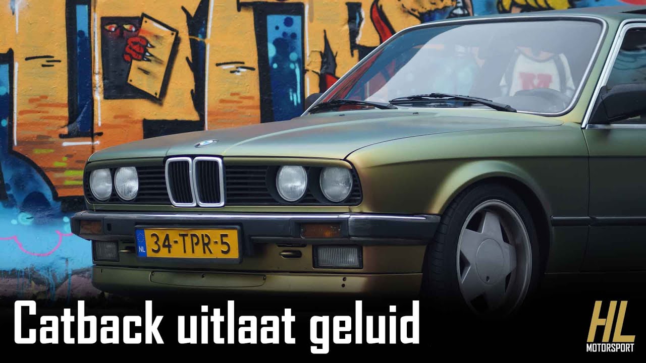 BMW E30 327i Catback uitlaat geluid - HL Motorsport