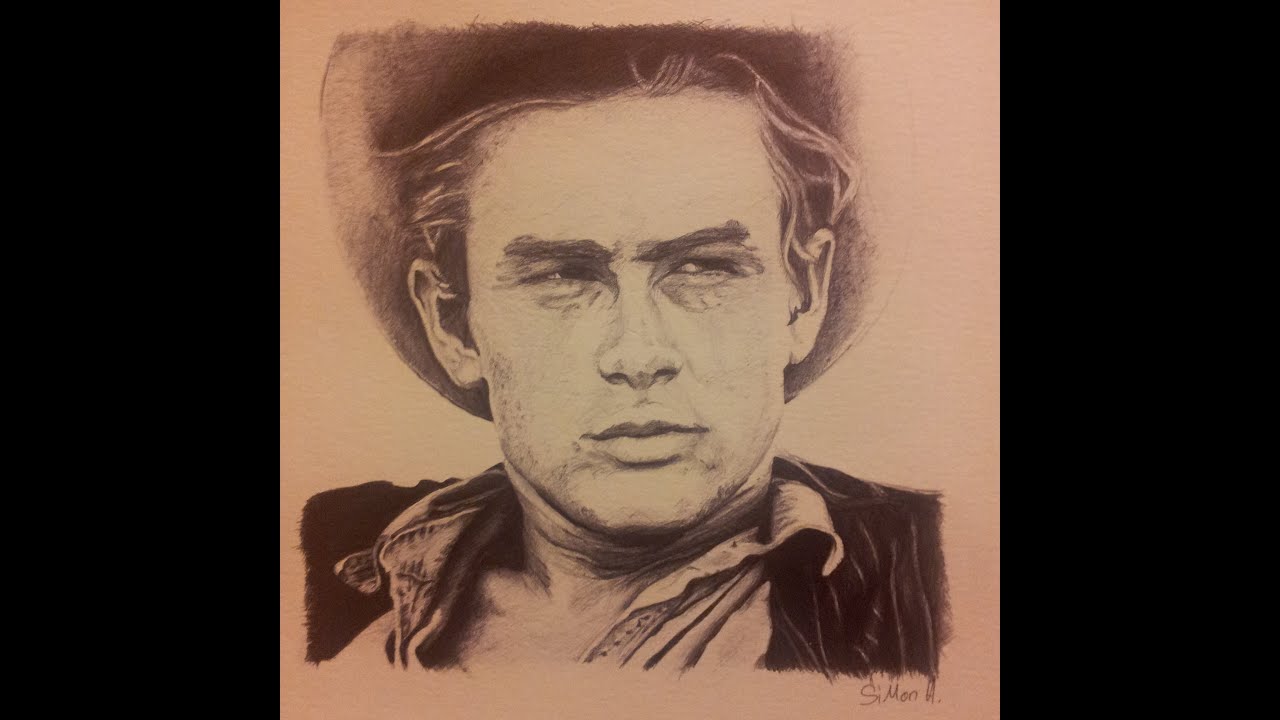 James Dean ballpoint pen drawing | James Dean mit Kuli zeichnen By SiHa ART