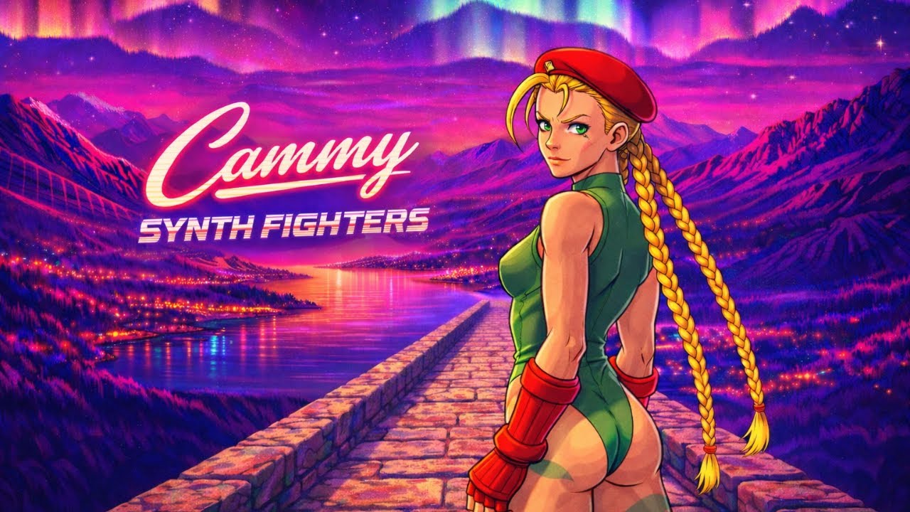 Lightning Spiral - Cammy's Theme Synthwave Remix | Street Fighter II Tribute