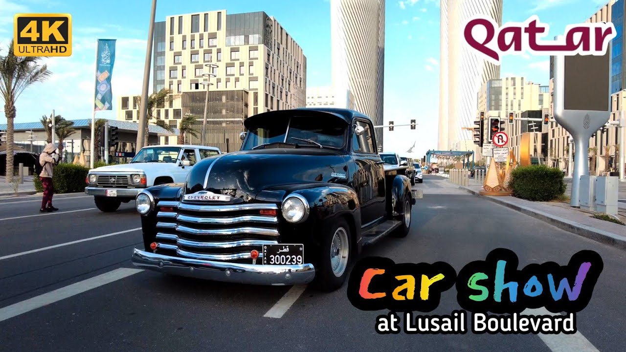 Car show at Lusail Boulevard 2023 Qatar 🇶🇦🇶🇦🇶🇦 4K