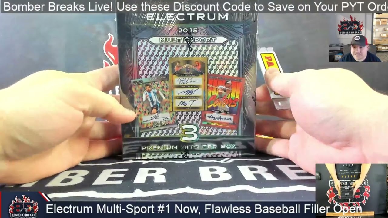 2025 Leaf Electrum Multi Sport #1 2 Hobby Box Break 1 21 26