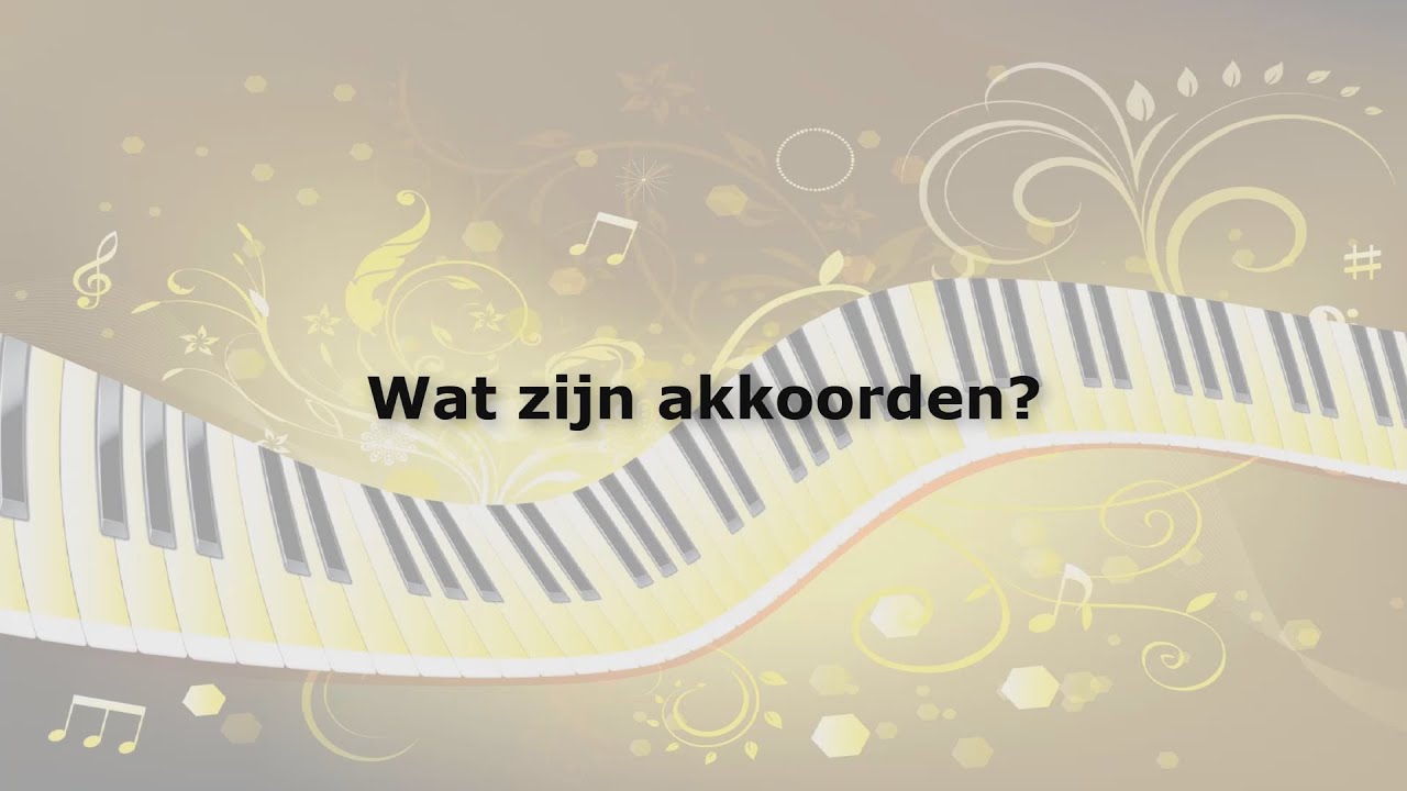 Les 9 - Muziektheorie - Hoe klinken de verschillende soorten akkoorden?