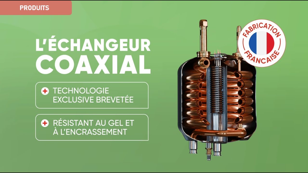Découvrez l'échangeur coaxial breveté Atlantic !